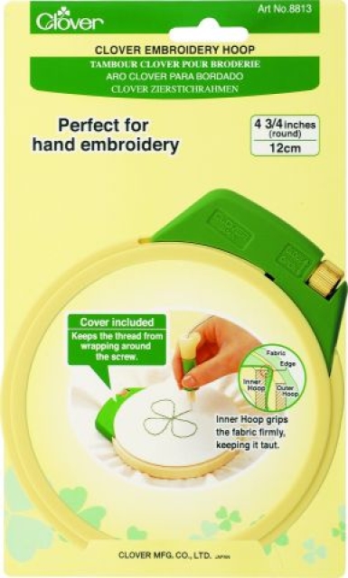 Clover Zierstichrahmen rund 12 cm