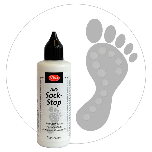 VIVA Decor Sockenstop ABS für Socken und mehr transparent