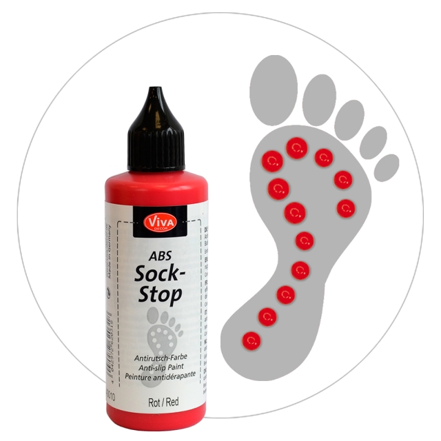 VIVA Decor ABS Socken-Stop rot 82 ml