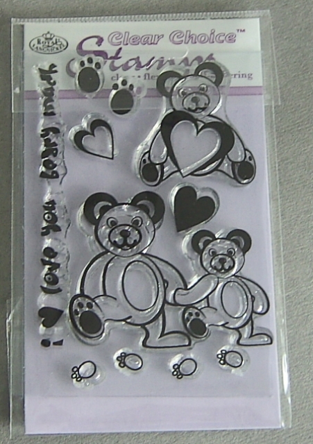 Royal Langnickel Mini-Stempel Acryl "Love Bear"