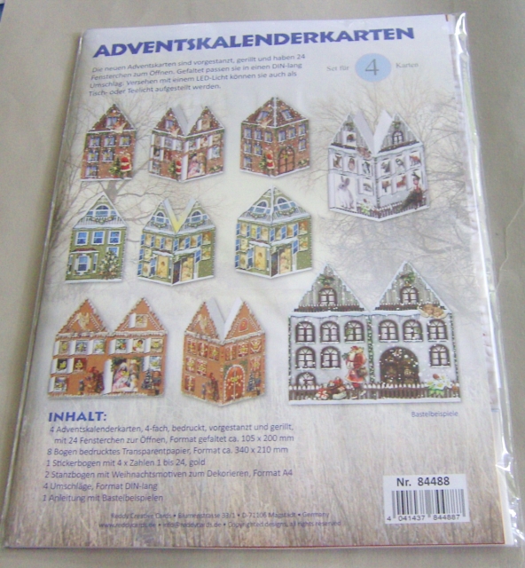 Reddy Cards Adventskalenderkarten
