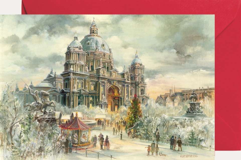 Miniadventskalender mit Umschlag Berliner Dom