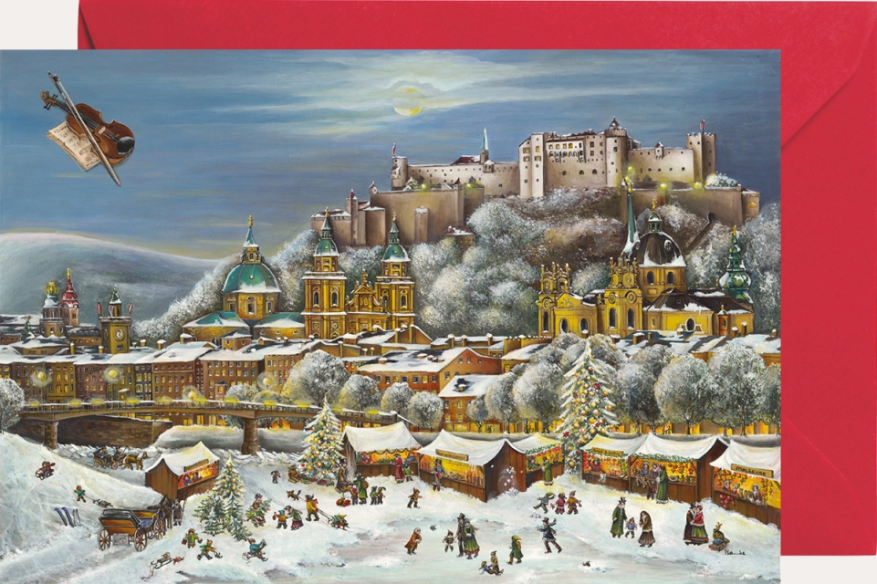 Miniadventskalender mit Umschlag Salzburg