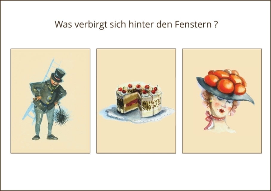 Miniadventskalender mit Umschlag Freiburg