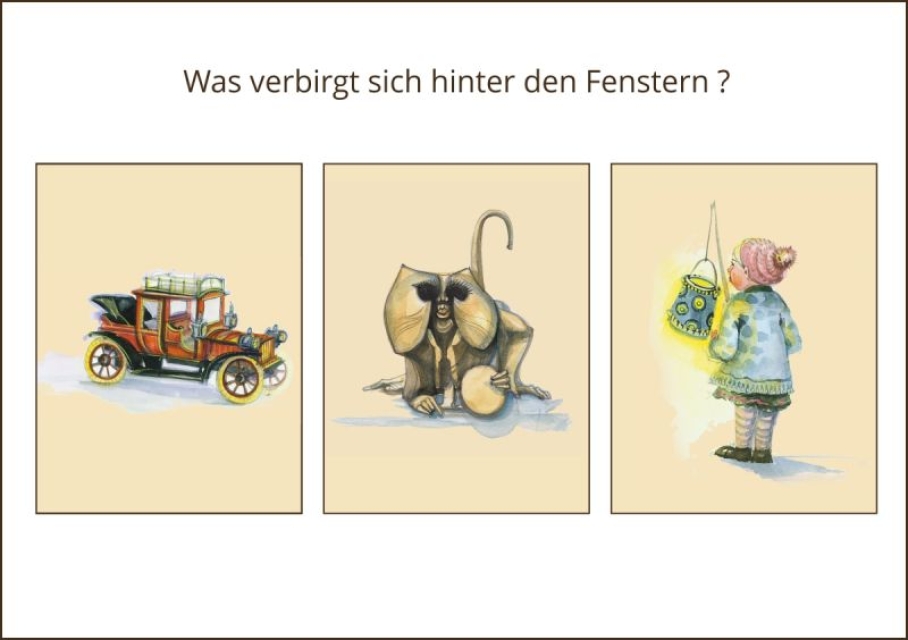 Miniadventskalender mit Umschlag Heidelberg