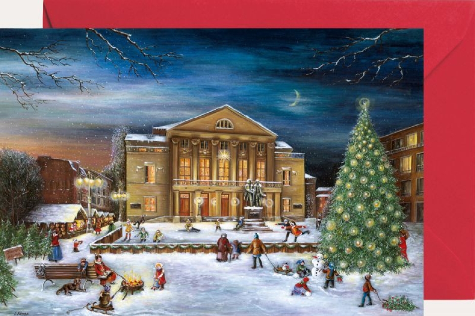 Miniadventskalender mit Umschlag Weimar