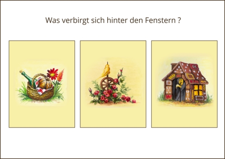 Miniadventskalender mit Umschlag Märchen