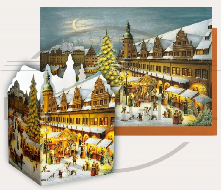 Tisch Adventskalender Leipzig Weihnachtsmarkt