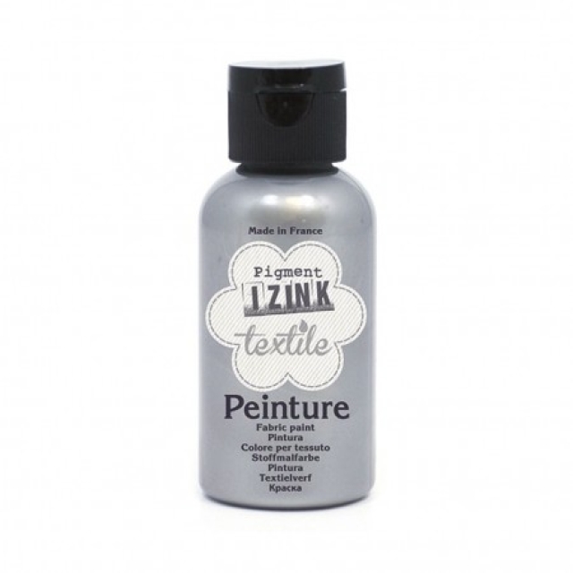 IZINK Stoffmalfarbe argent
