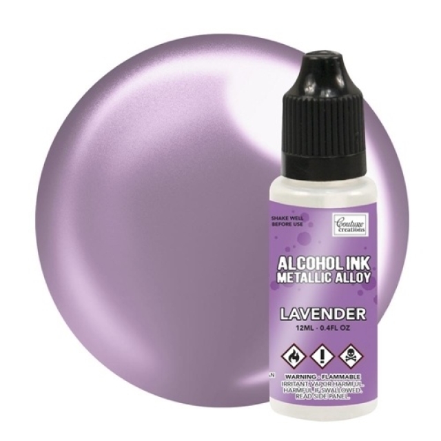Couture Creations Alcohol Ink 12 ml Metallics Lavender