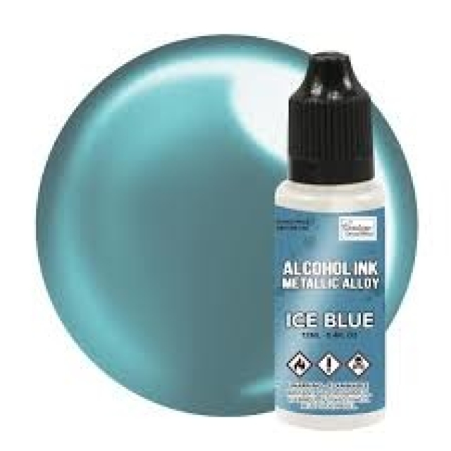 Couture Creations Alcohol Ink 12 ml Metallics Ice Blue