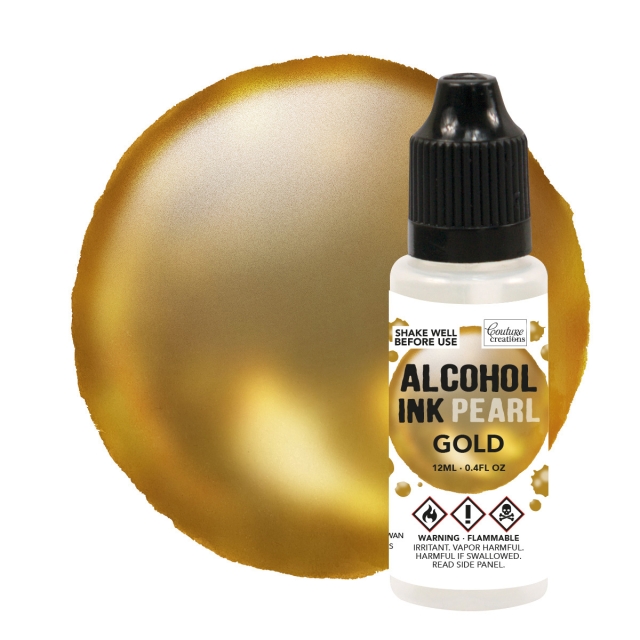 Couture Creations Alcohol Ink Pearl Gold 12 ml