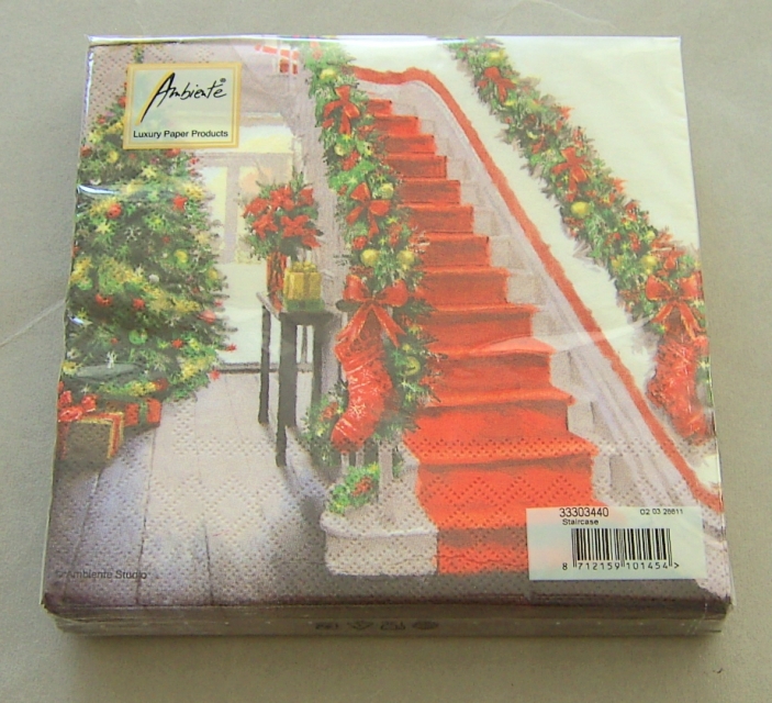 Ambiente Lunch Serviette 33 x 33 cm pro Stück Staircase
