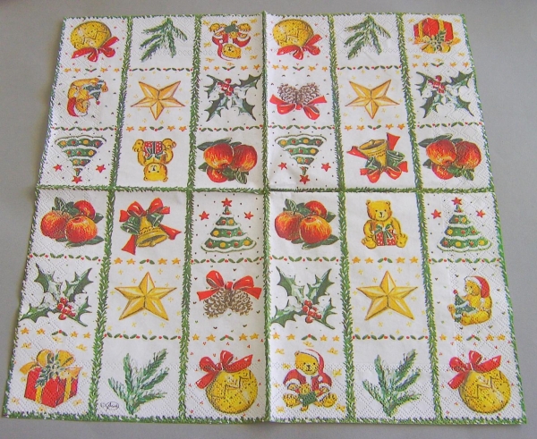 Ambiente Lunch Serviette 33 x 33 cm pro Stück X-mas Joy