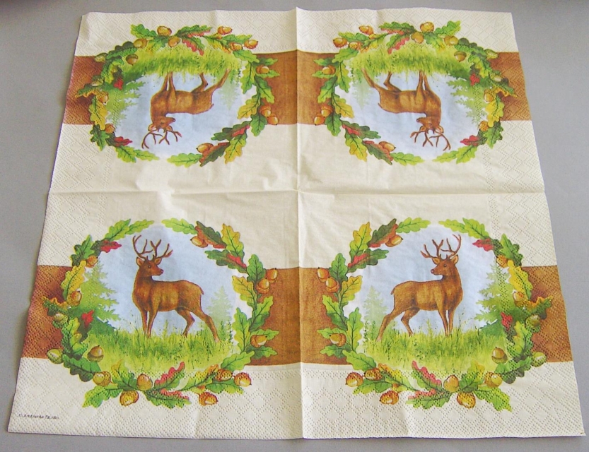 Ambiente Lunch Serviette 33 x 33 cm pro Stück Forest View