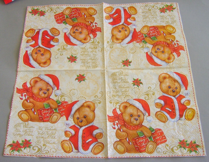 Ambiente Lunch Serviette 33 x 33 cm pro Stück Bears