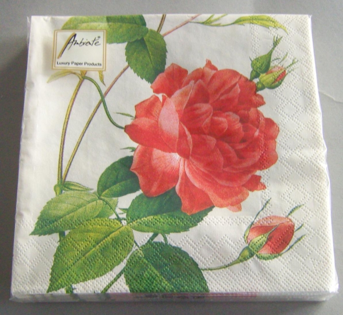 Ambiente Lunch Serviette Chinese Rose pro Stück