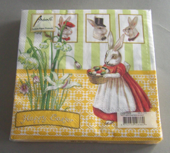 Ambiente Lunch Serviette Mother Easter Bunny pro Stück