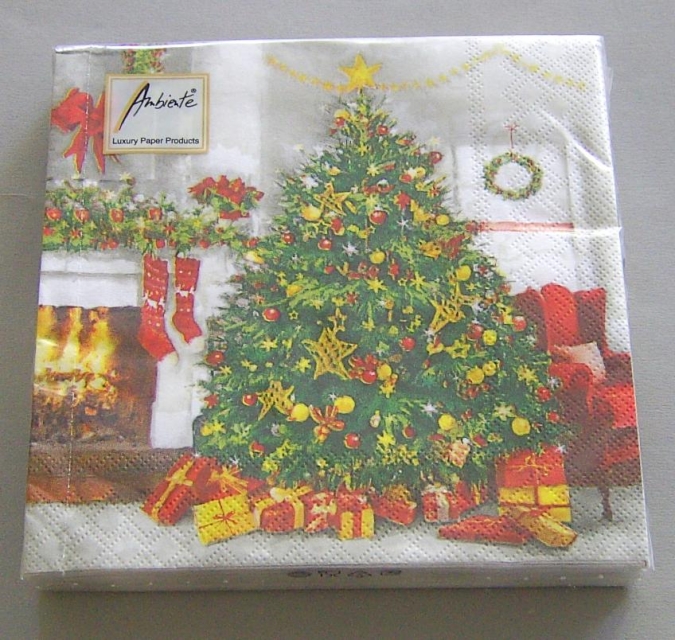 Ambiente Lunch Serviette Christmas Is all Around pro Stück