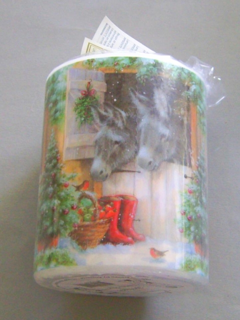 Ambiente Kerze 7,5 x 8,5 cm Christmas Is All Around