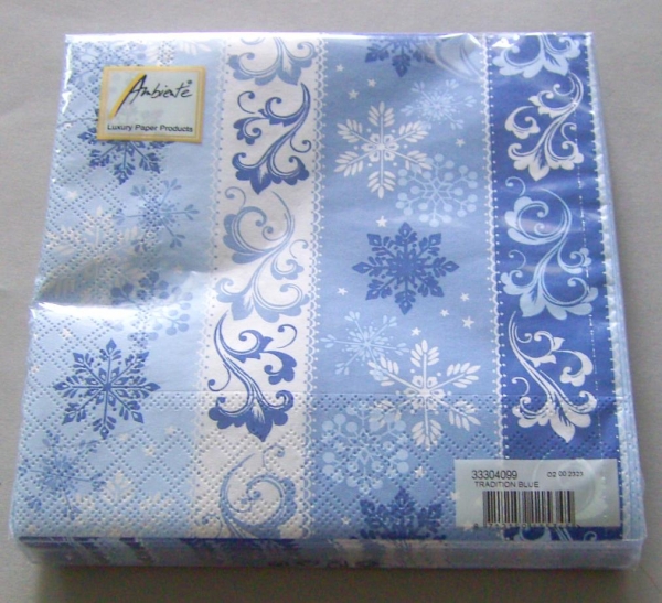 Ambiente Lunch Serviette Tradition Blue