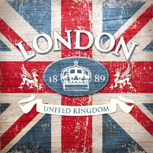 Ambiente Lunch Serviette London Town pro Stück
