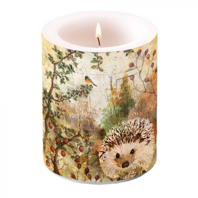 Ambiente 12 x 10 cm Kerze BIG Autumn Hedgehog