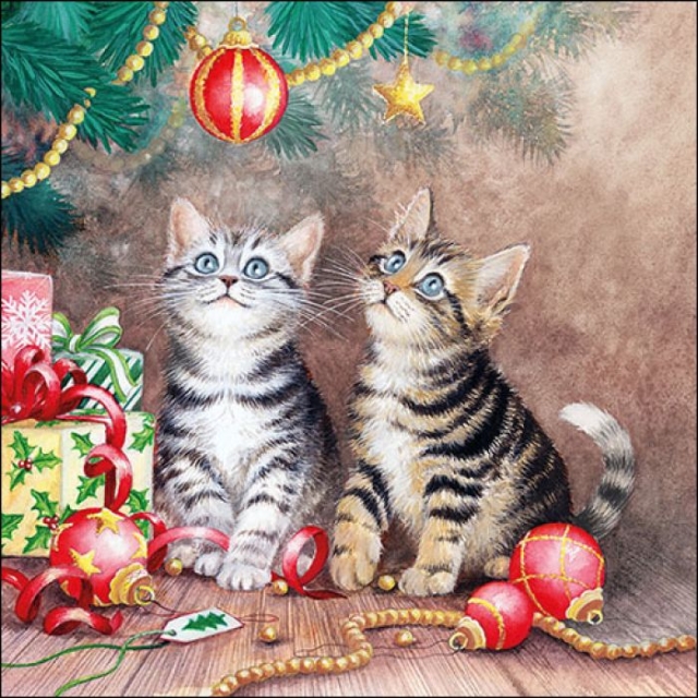 Ambiente Lunch Serviette 33 x 33 cm pro Stück Magic of Christmas
