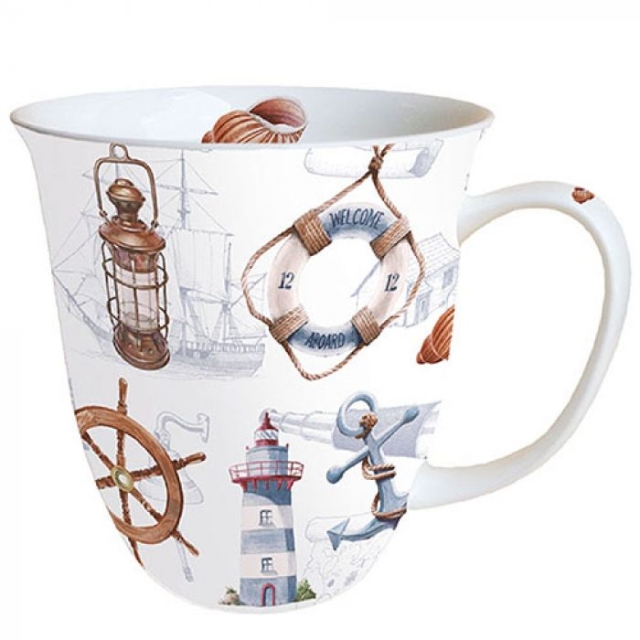 Ambiente Tasse Mug 0,4 l Welcome Aboard