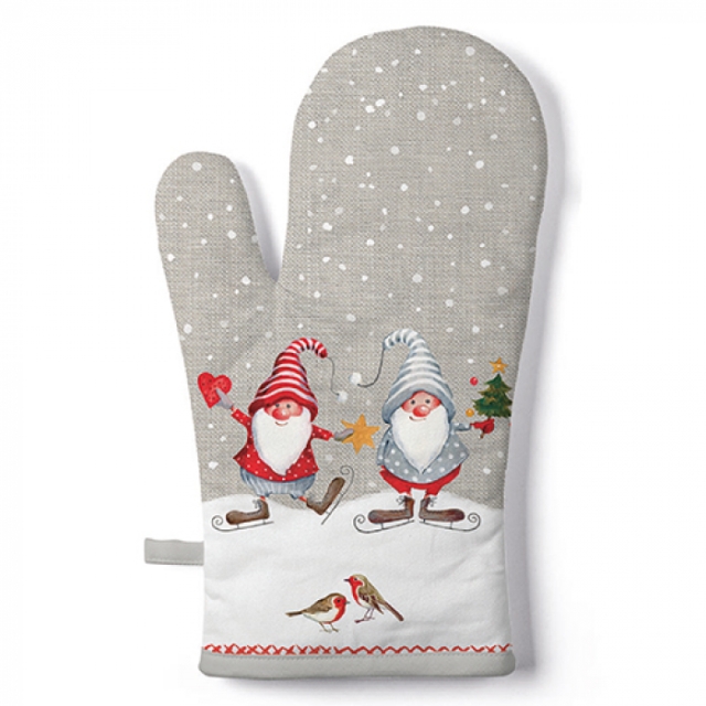 Ambiente Oven Mitt Ofenhandschuh Skating Dwarfs