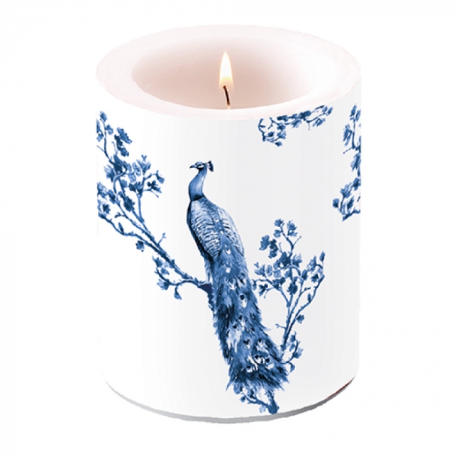 Ambiente Kerze BIG 12 x 10 cm Royal Peacock