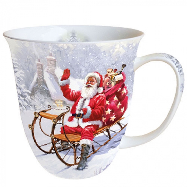 Ambiente Tasse 0,4 l Santa on Sledge