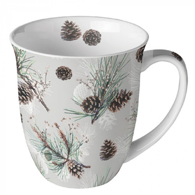 Ambiente Tasse 0,4 l Pine Cone All Over