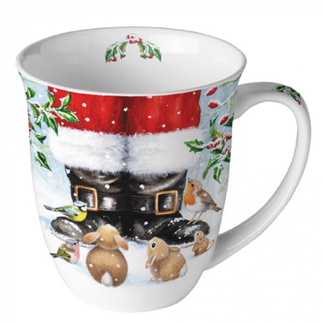 Ambiente Tasse 0,4 l Looking up to Santa