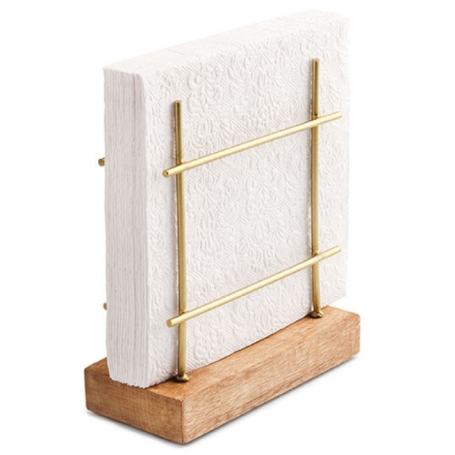 Ambiente Napkin Holder Serviettenhalter Standing figure gold
