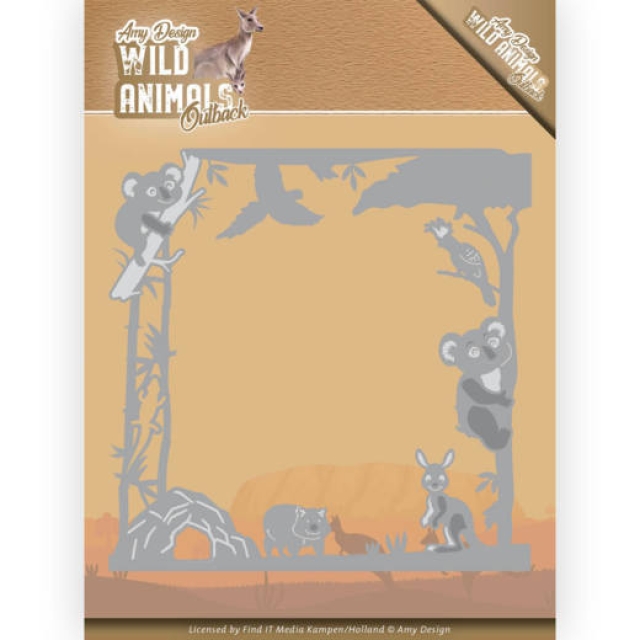 Amy Design Die Schneideschablone Wild Animals Outback Koala Frame
