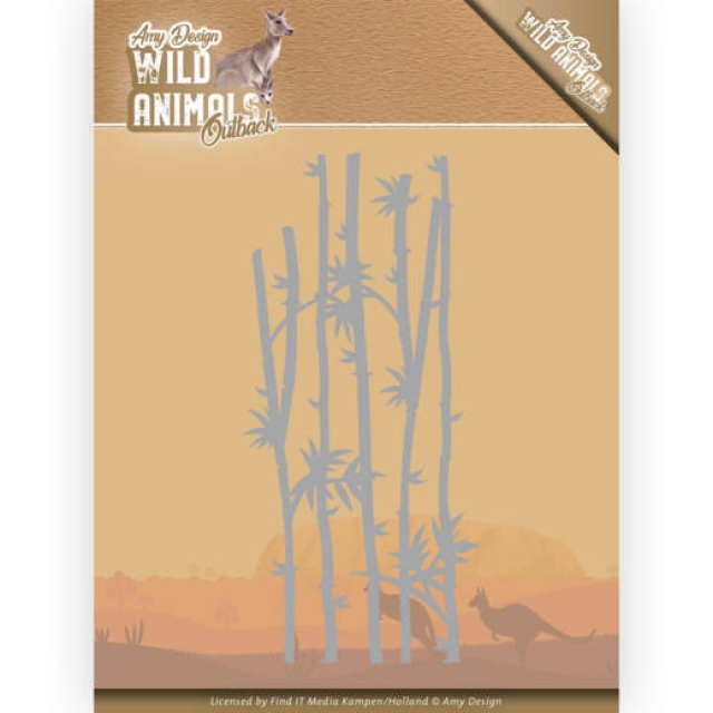 Amy Design Die Schneideschablone Wild Animals Outback Bamboo Grass
