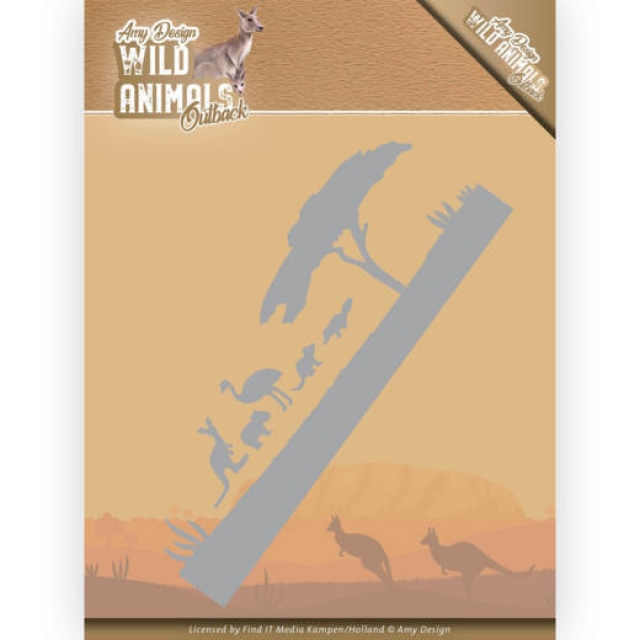 Amy Design Die Schneideschablone Wild Animals Outback Landscape