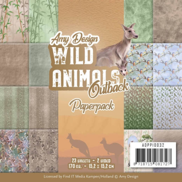 Amy Design Paperpack Wild Animals Outback