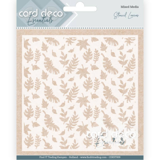 Amy Design Card Deco Essentials Stencil / Schablone Leaves