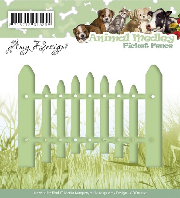 Amy Design Dies Animal Medley Picket Fence