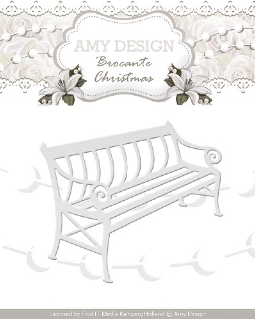 Amy Design Dies Brocante Christmas Bench