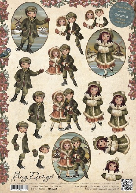 Amy Design 3D Knipvel Ice Skating