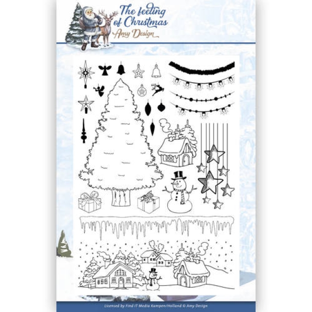 Amy Design Clearstamp The Feeling of Christmas