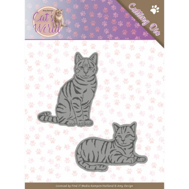 Amy Design Die Schneideschablone Cats Sweet Cats