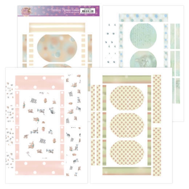 Amy Design Printed Figure Cards Cats World