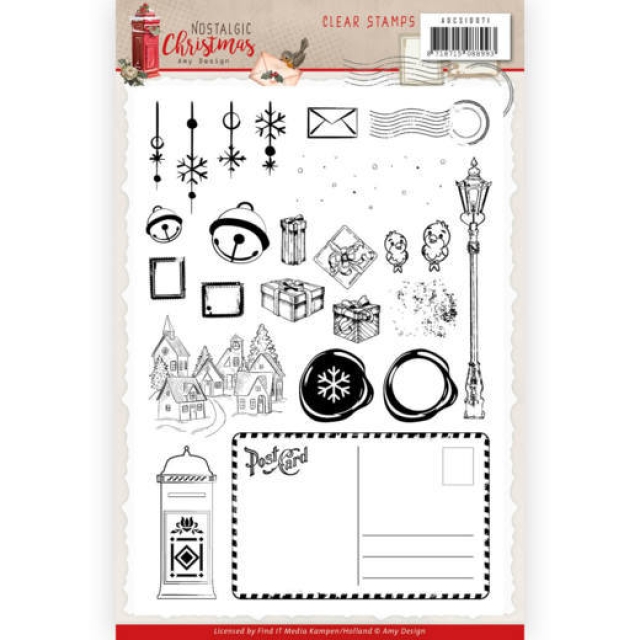Amy Design Clearstamp Nostalgic Christmas