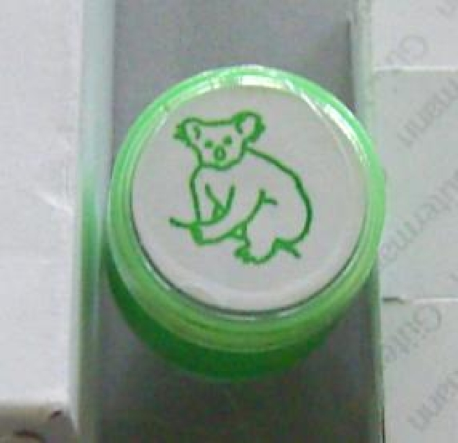 Doppelseitiger Stempel Koala