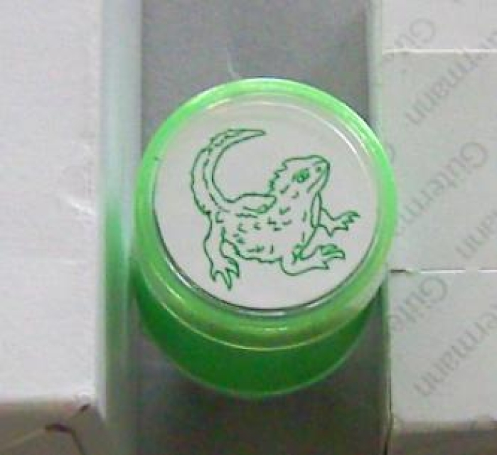 Doppelseitiger Stempel Tuatara