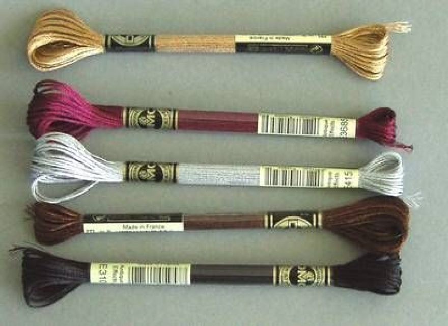DMC Stickgarn Effektgarn Antik 1 Strang zu 8 m